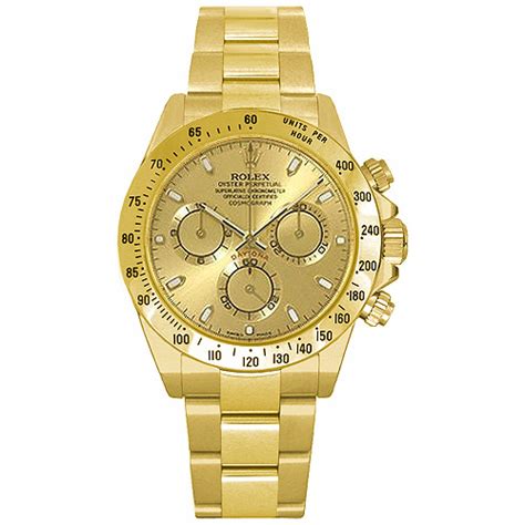 daytona men's Rolex solid gold